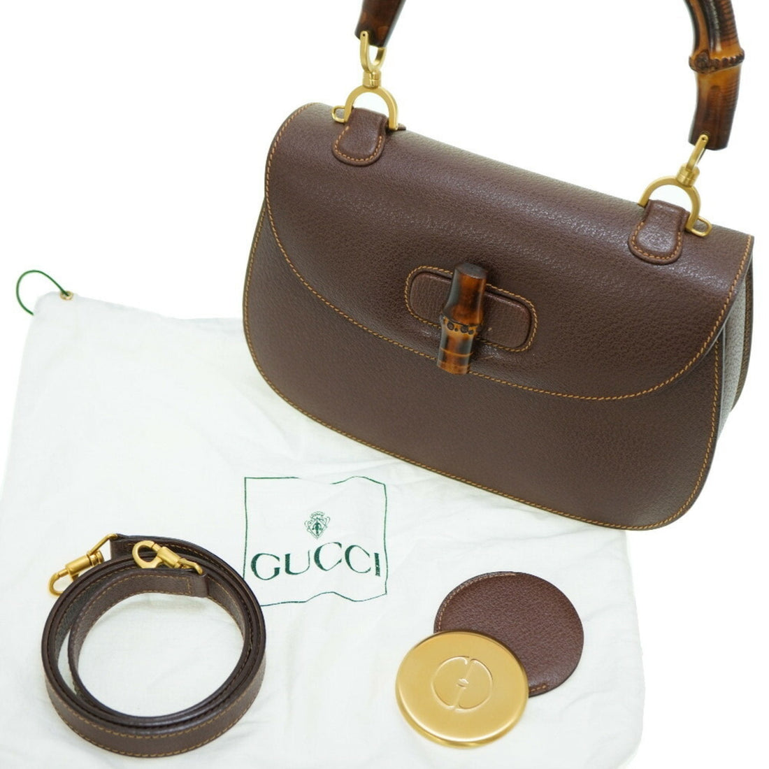 Gucci Brown Leather Handbag