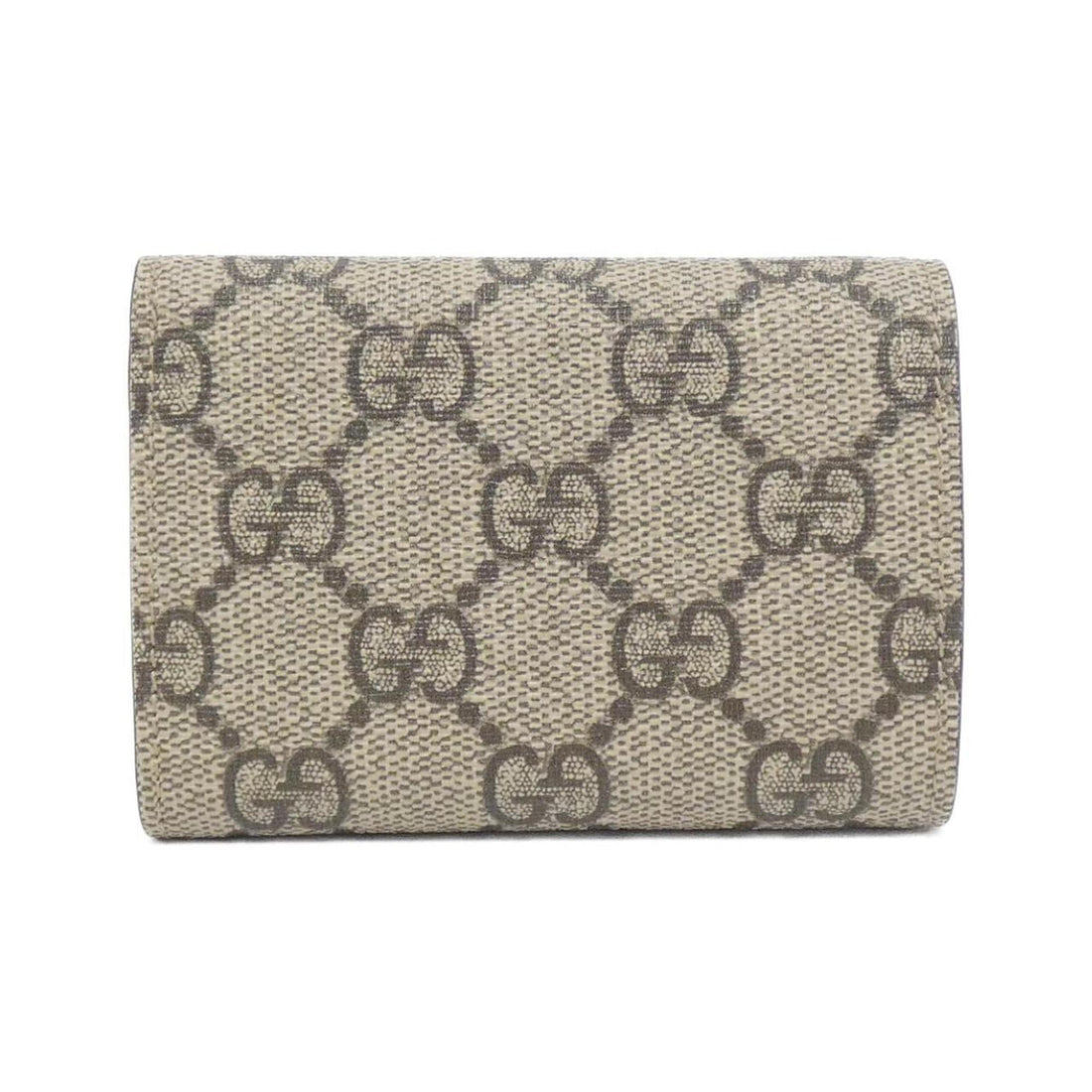 Gucci Beige Gg Supreme Wallet (Tri-Fold)