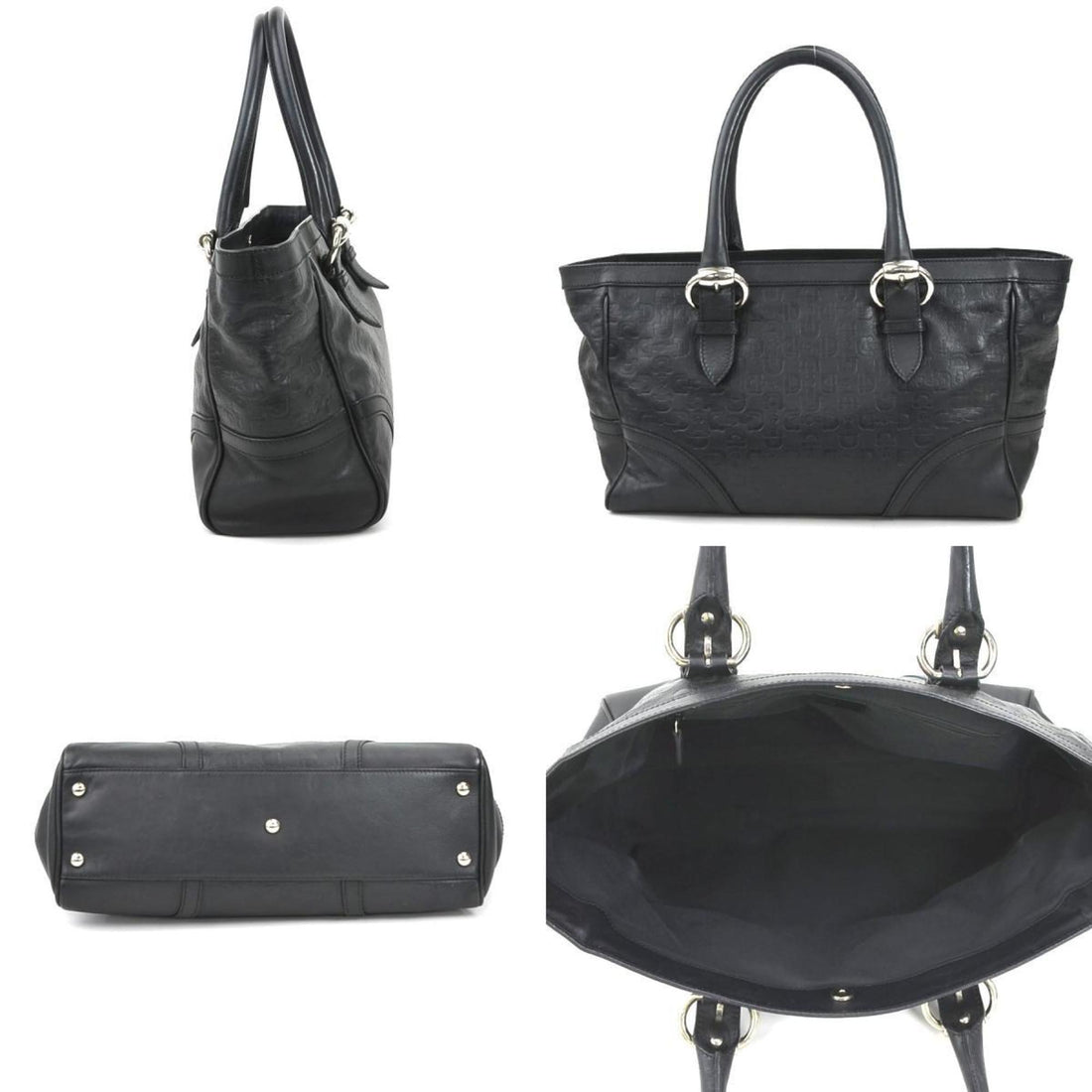 Gucci Black Leather Handbag
