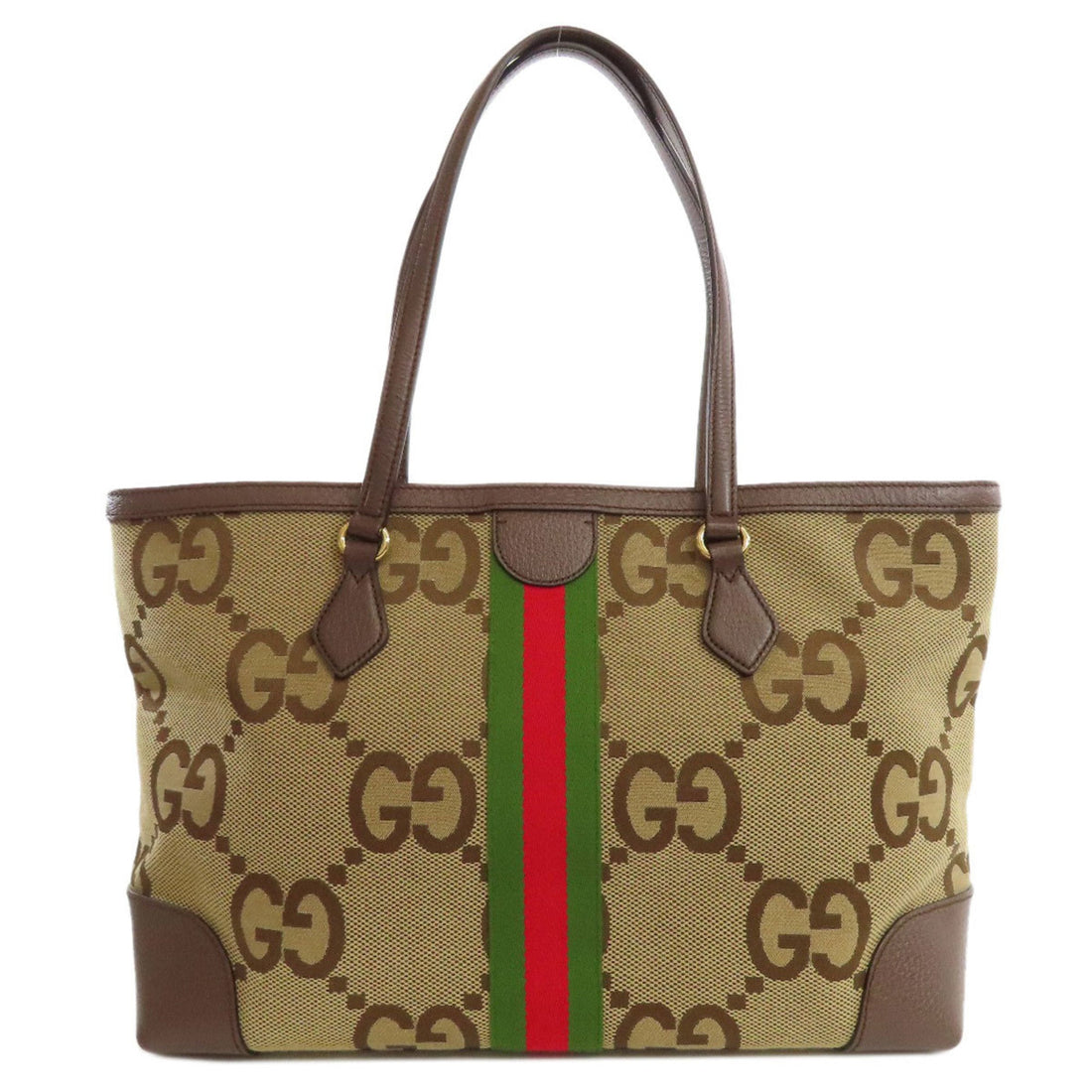 Gucci Brown Canvas Tote Bag