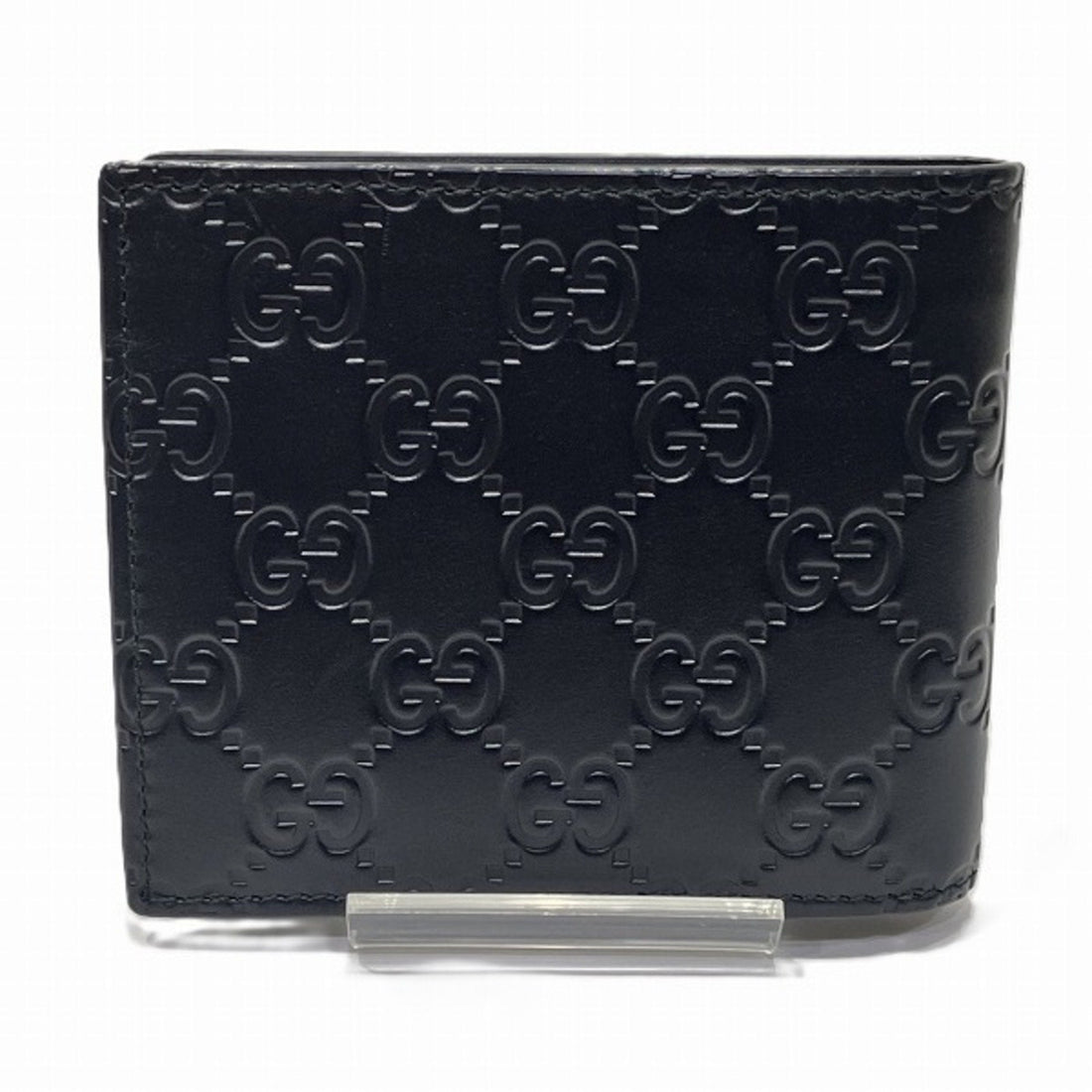Gucci Black Leather Wallet (Bi-Fold)