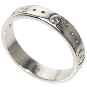 Gucci Icon #13 Ring K18 White Gold Ladies GUCCI