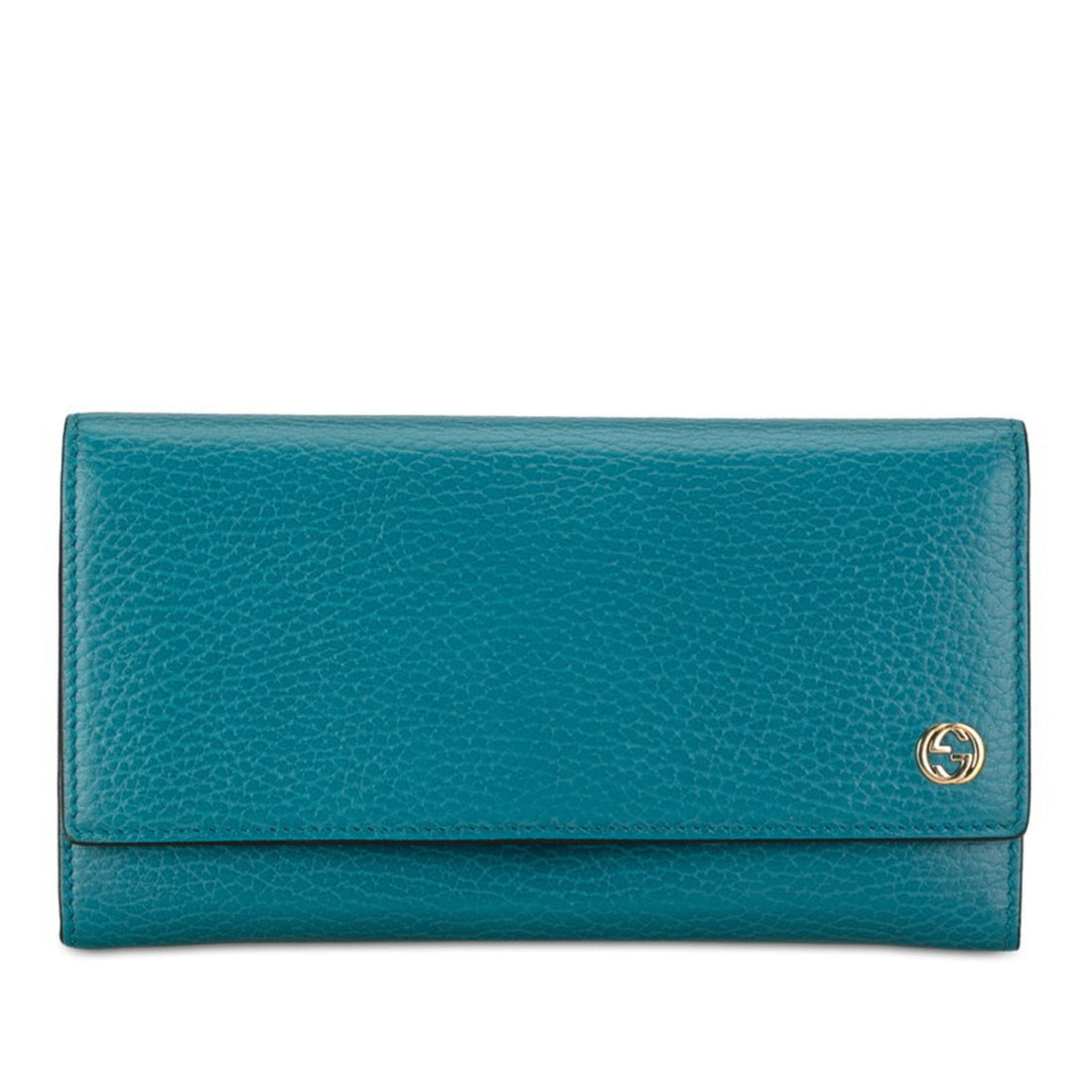 Gucci Blue Turquoise Leather Coin Purse/Coin Case