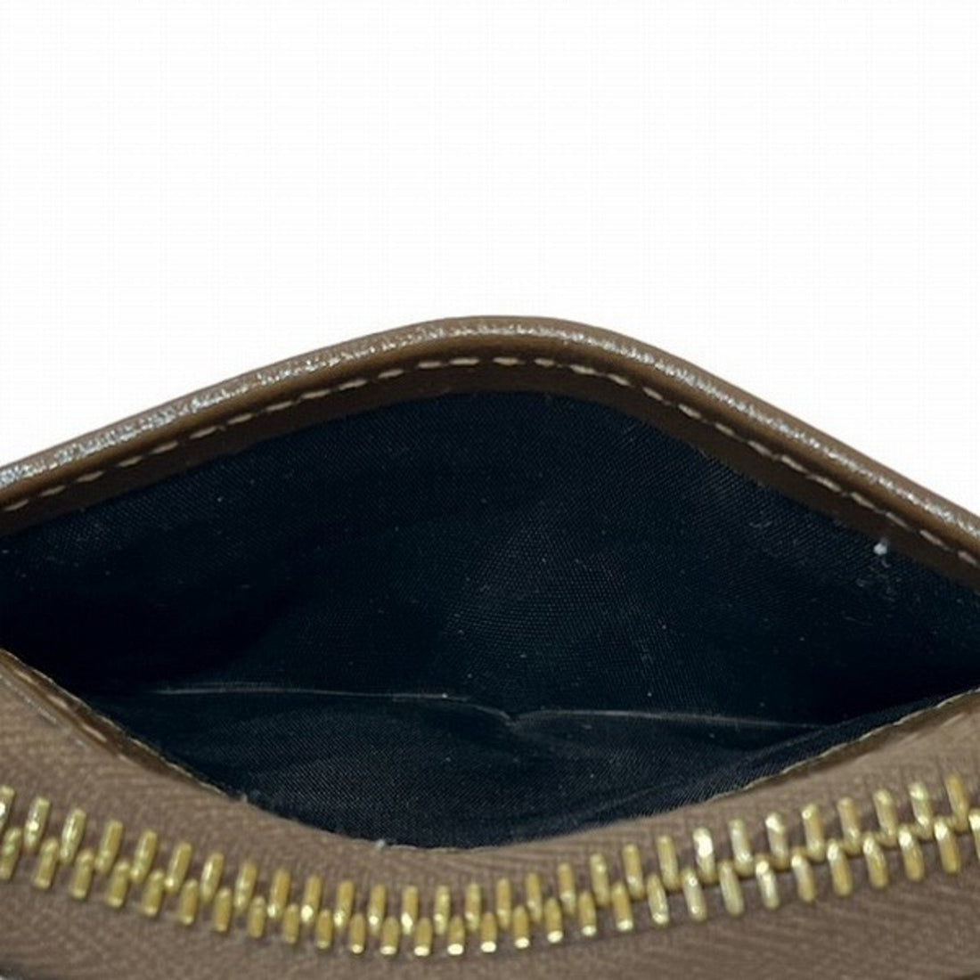 Gucci Beige Brown Leather Gg Supreme Coin Purse/Coin Case