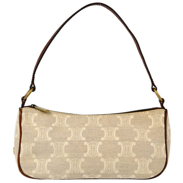 Celine White Macadam Handbag