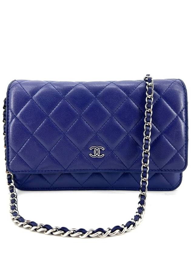 Lambskin mini cross bag WOC Chanel