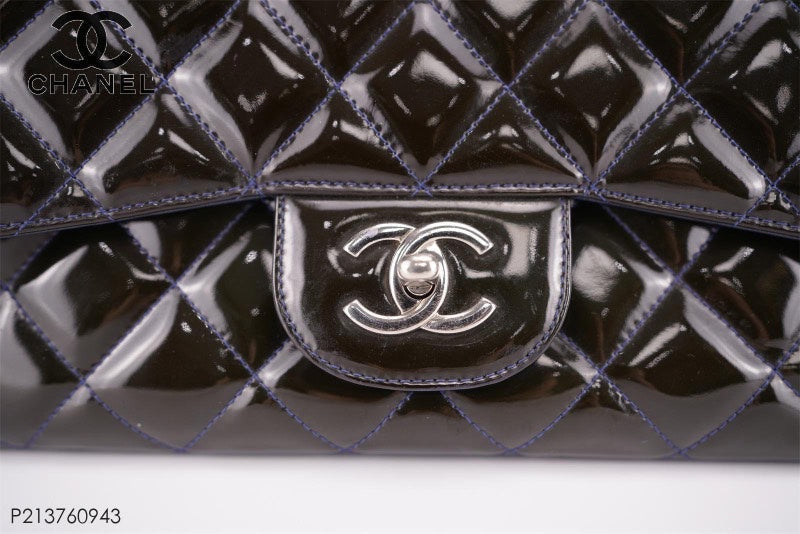Top Quality Chanel Cf Jumbo Green Quilted Leather Flap Bag