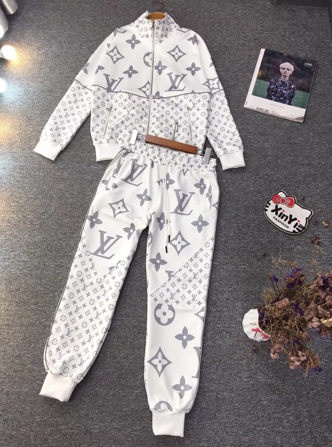 Louis Vuitton Tracksuit (reflective in the dark)