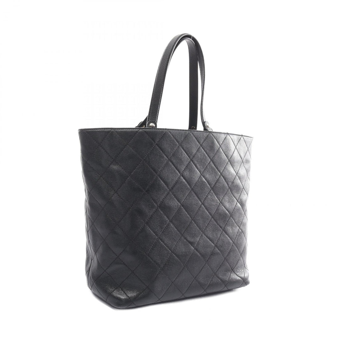 Top Quality Chanel Matelasse Leather Tote Bag Black
