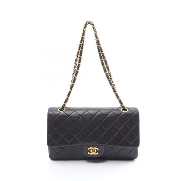 Top Quality Chanel Lambskin Matelasse W Flap Shoulder Bag