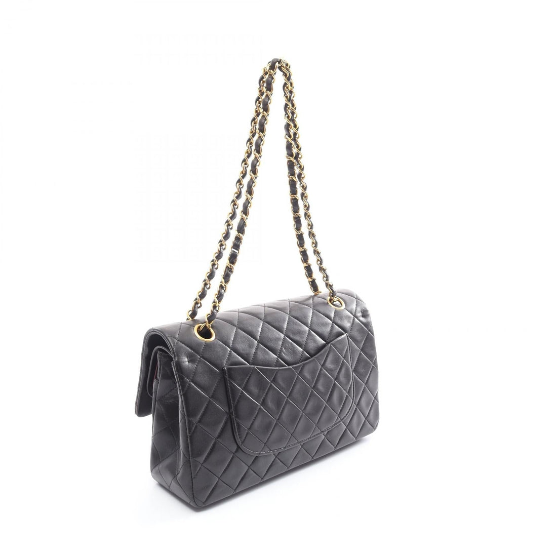 Top Quality Chanel Lambskin Matelasse W Flap Shoulder Bag