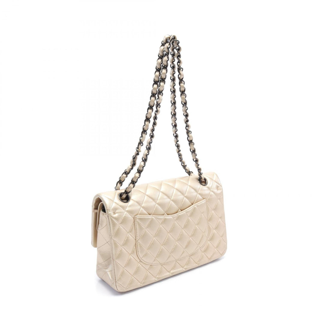 Top Quality Chanel Leather Matelasse W Flap Shoulder Bag A01112