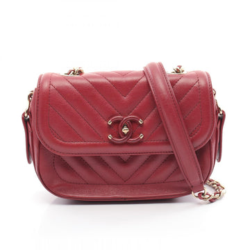 Top Quality Chanel Chevron Leather Shoulder Bag