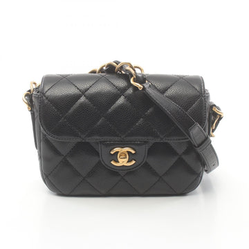 Top Quality Chanel Mini Matelasse Shoulder Bag Black