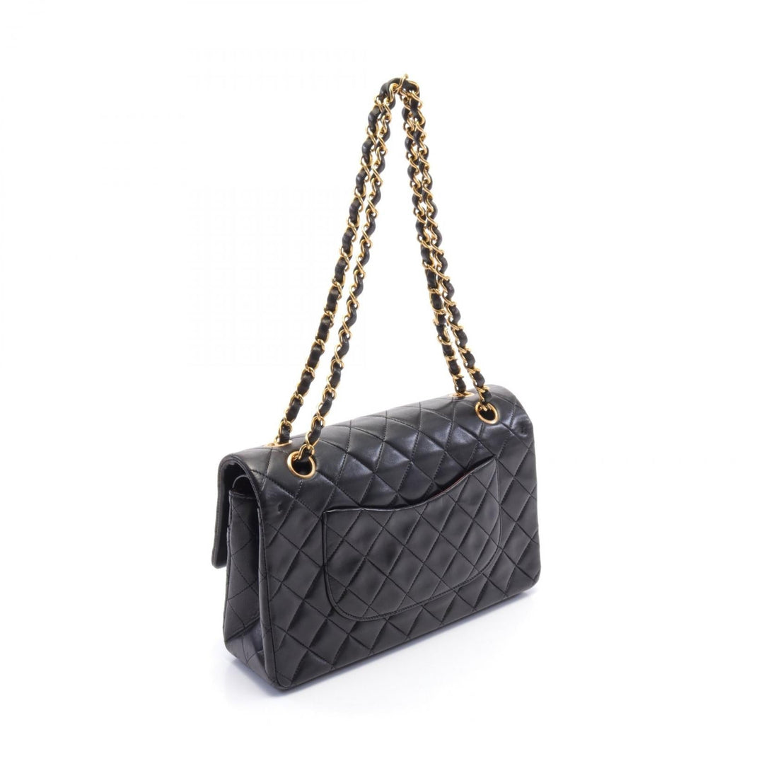 Top Quality Chanel Lambskin Matelasse W Flap Shoulder Bag A01112