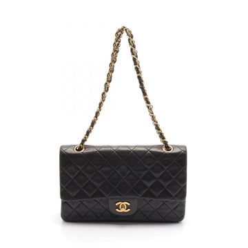 Top Quality Chanel Lambskin Matelasse W Flap Shoulder Bag