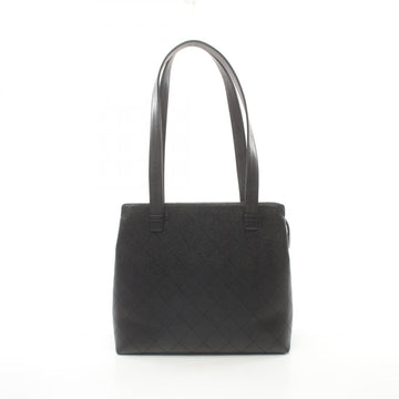 Top Quality Chanel Caviar Skin Matelasse Tote Bag Black
