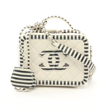 Top Quality Chanel CC Filigree Small Vanity Bag Leather
