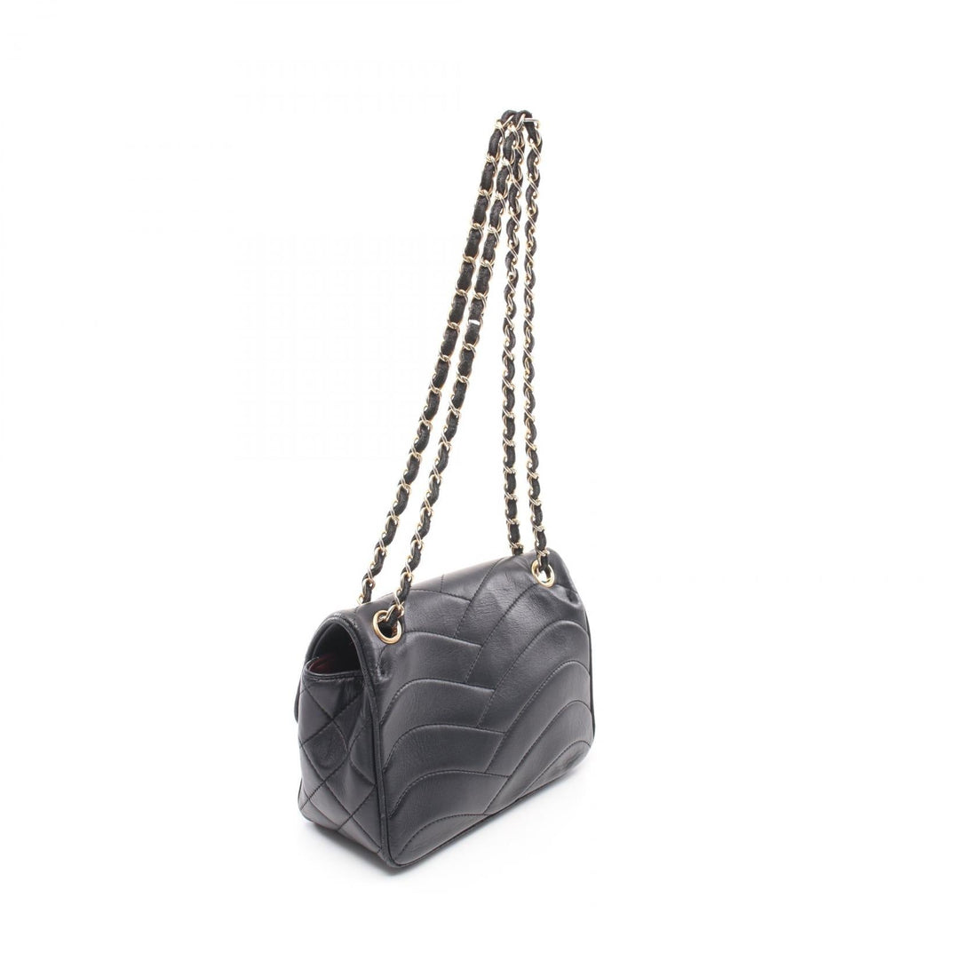 Top Quality Chanel Lambskin Shoulder Bag Navy