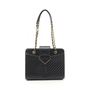 Top Quality Chanel Leather V-Stitch Shoulder Bag