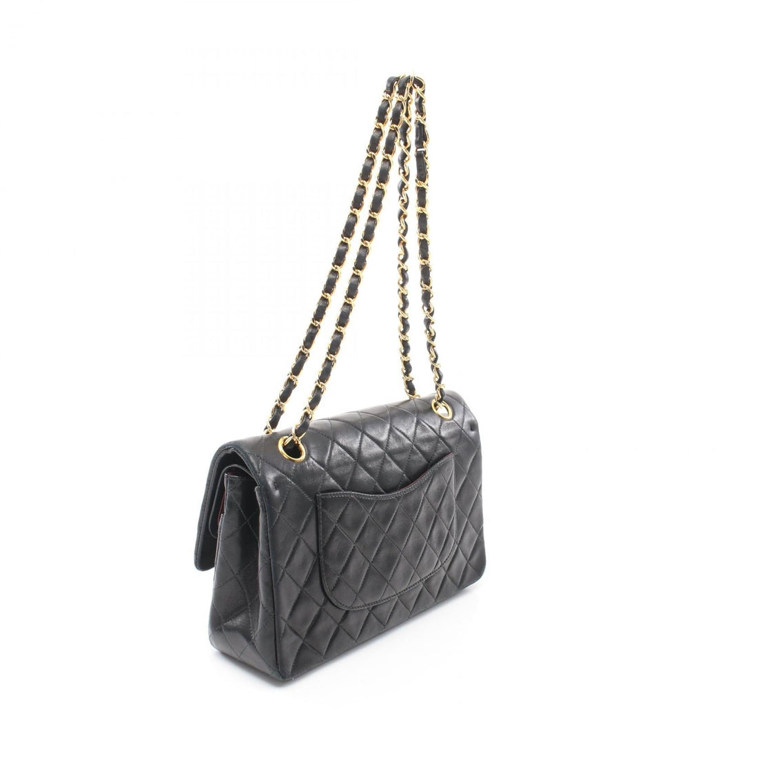 Top Quality Chanel Lambskin Matelasse W Flap Shoulder Bag