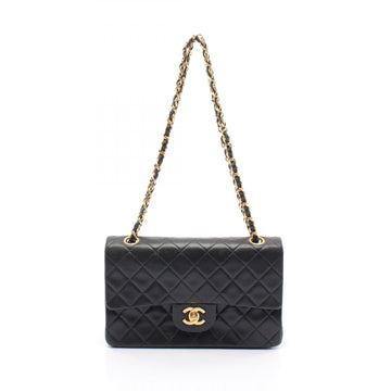 Top Quality Chanel Lambskin Matelasse W Flap Shoulder Bag