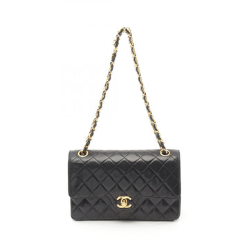 Top Quality Chanel Lambskin Matelasse W Flap Shoulder Bag