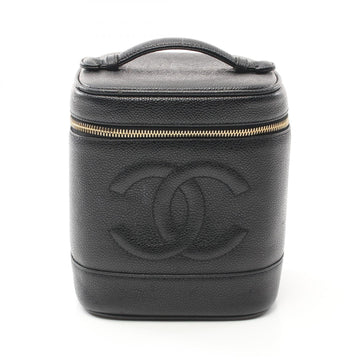 Top Quality Chanel Coco Mark Leather Handbag Black A01998