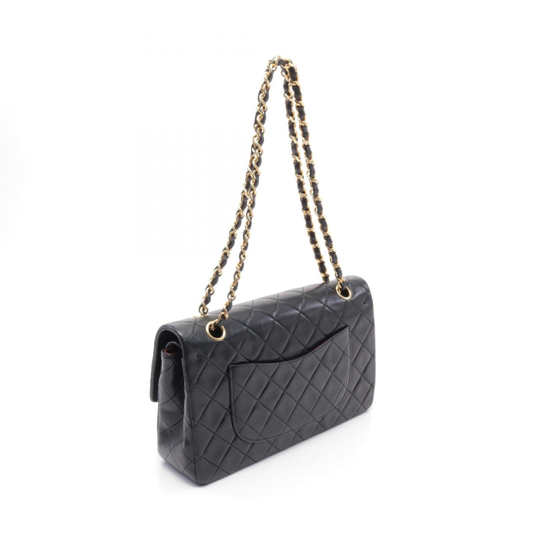Top Quality Chanel Lambskin Matelasse W Flap Shoulder Bag