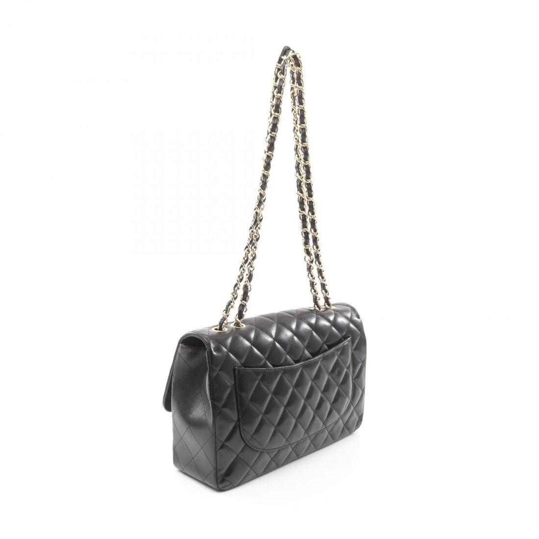 Top Quality Chanel Lambskin Single Flap Shoulder Bag Black