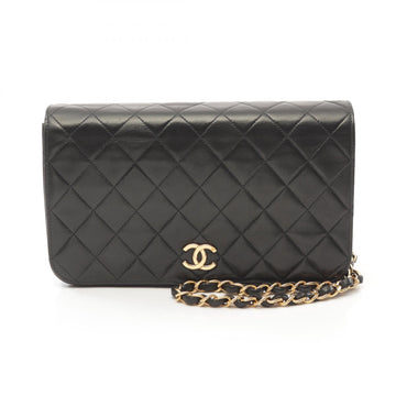 Top Quality Chanel Matelasse Lambskin Shoulder Bag Black