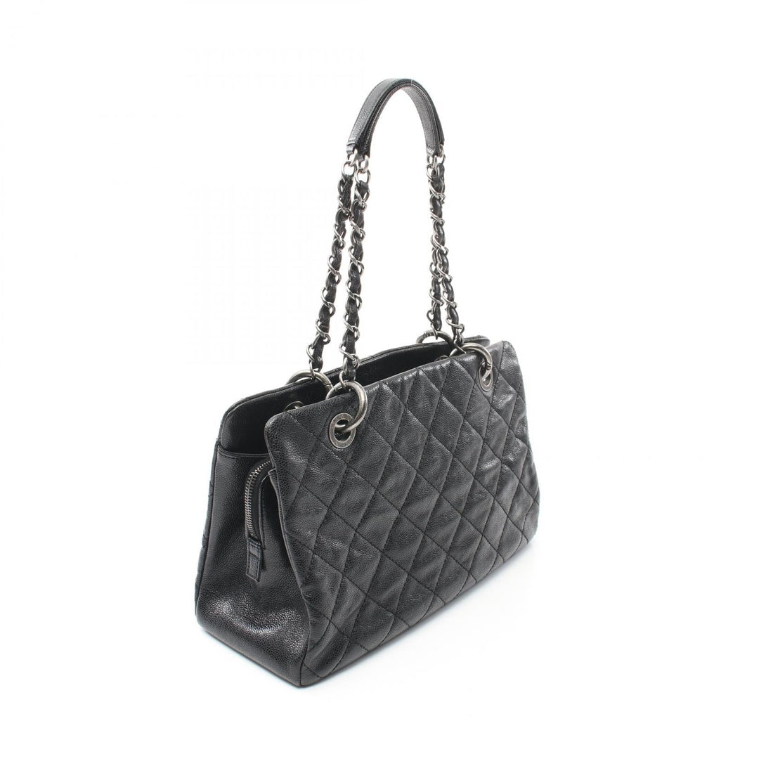 Top Quality Chanel Matelasse Leather Tote Bag Black