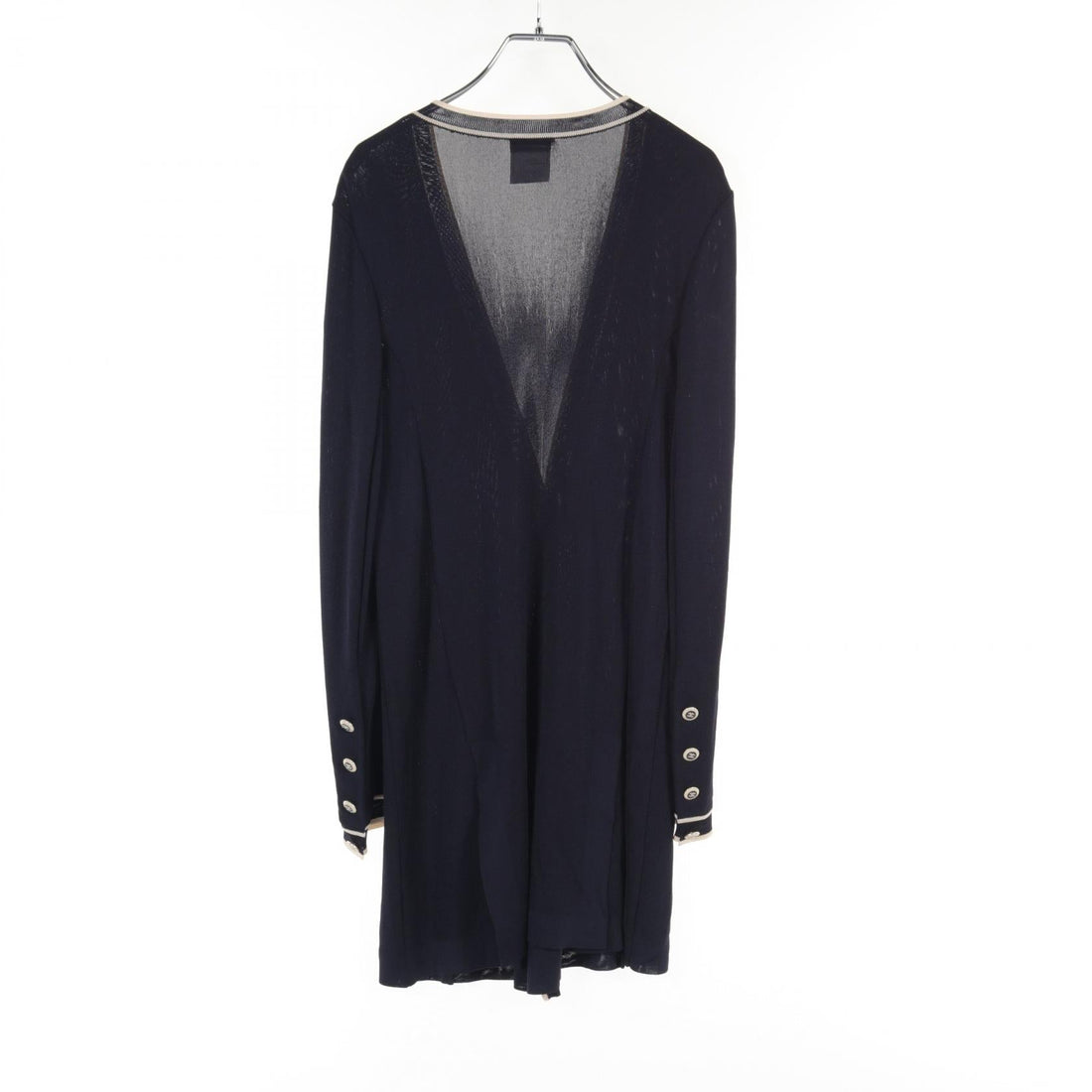 Top Quality Chanel Rayon Cardigan Navy/Ivory