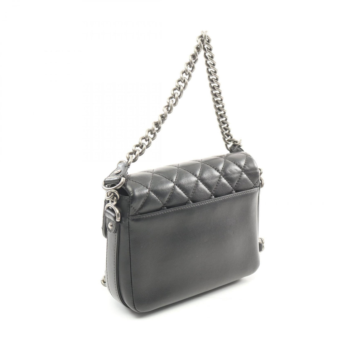 Top Quality Chanel Matelasse Leather Shoulder Bag Black