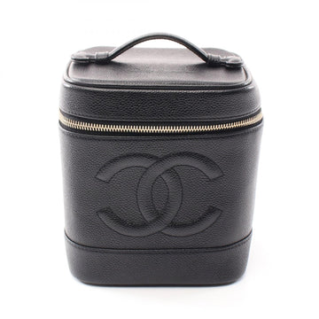 Top Quality Chanel Caviar Skin Coco Mark Handbag Black