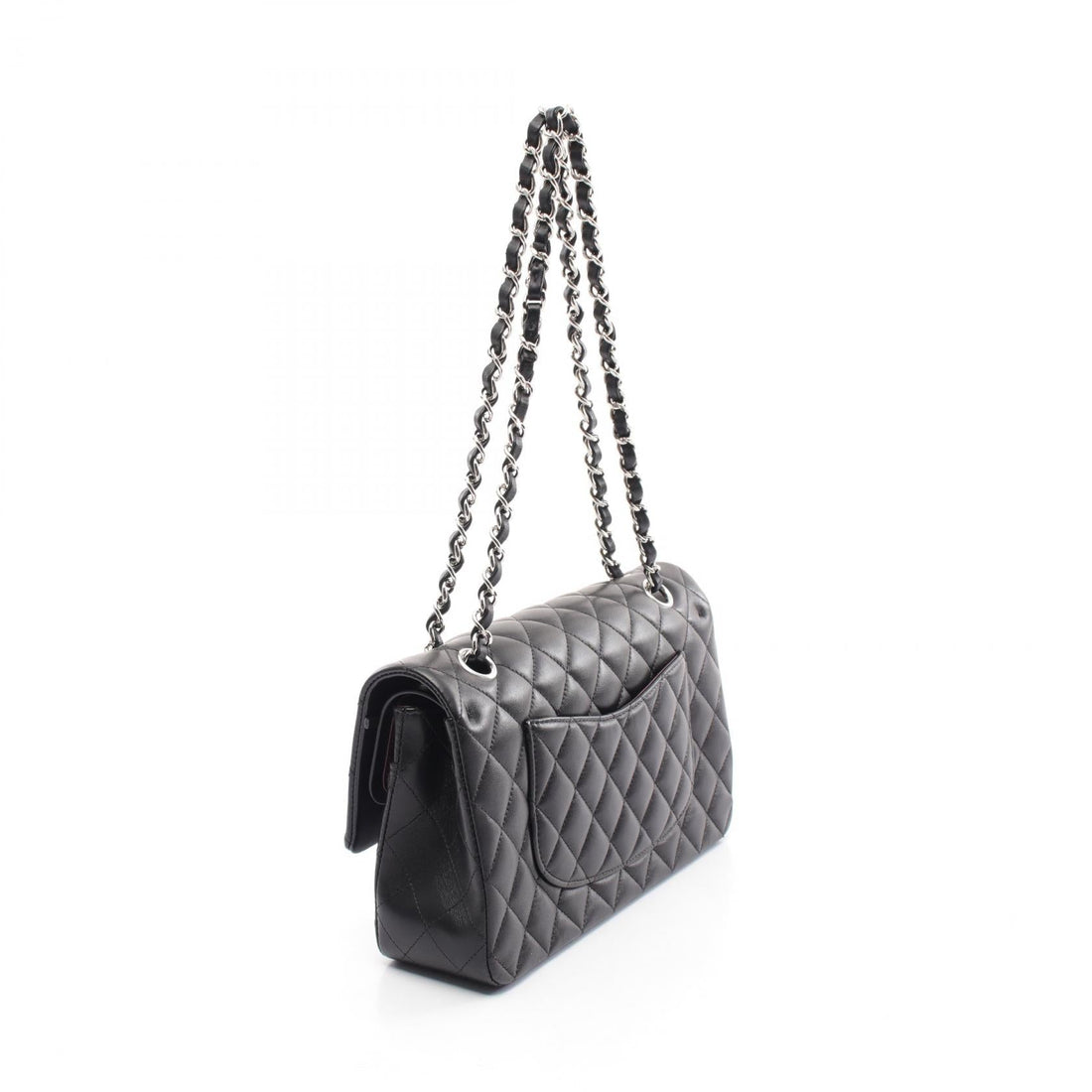 Top Quality Chanel Lambskin Matelasse W Flap Shoulder Bag A01112