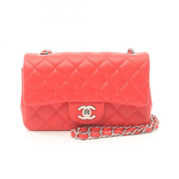 Top Quality Chanel Mini Matelasse 20 Shoulder Bag Red Lambskin