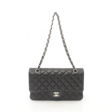 Top Quality Chanel Lambskin Matelasse W Flap Shoulder Bag