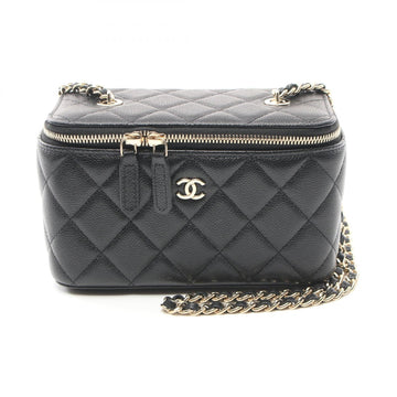 Top Quality Chanel Matelasse Small Vanity Shoulder Bag Black