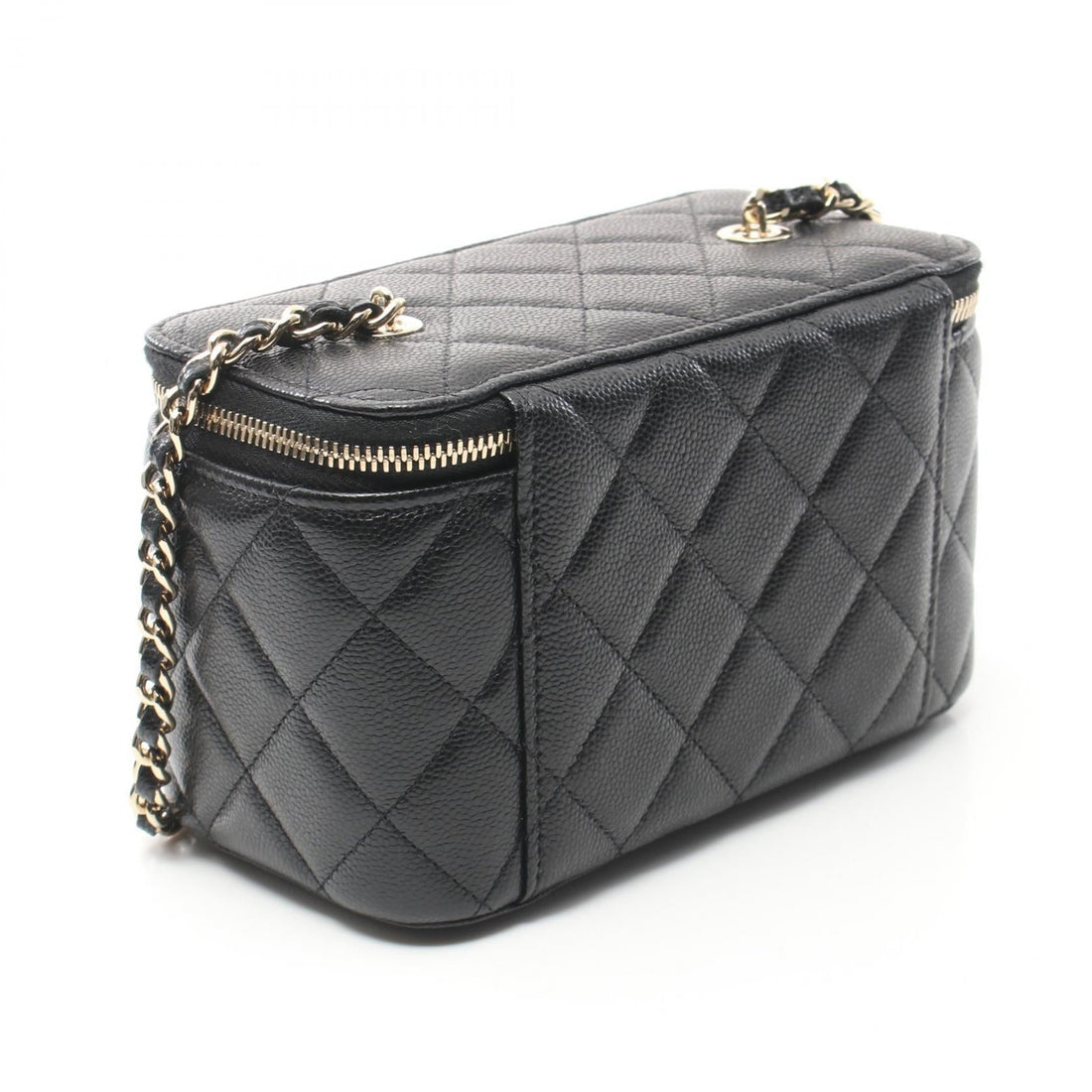 Top Quality Chanel Matelasse Small Vanity Shoulder Bag Black