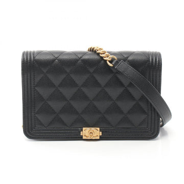Top Quality Chanel Boy Matelasse Shoulder Bag Black