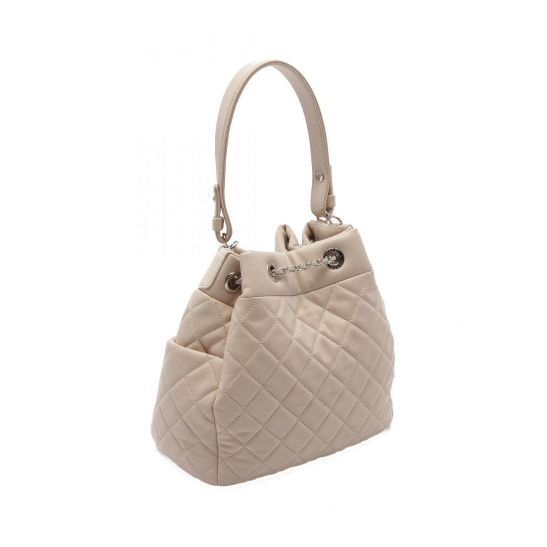 Top Quality Chanel Matelasse Leather Handbag Beige