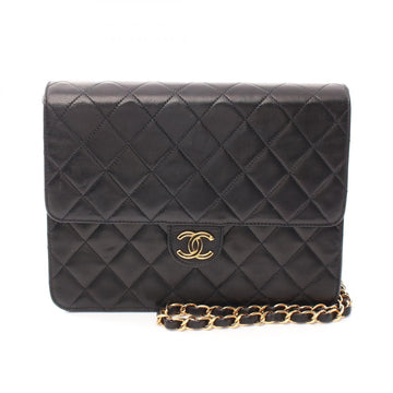 Top Quality Chanel Matelasse Lambskin Shoulder Bag Black