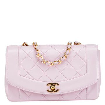 Top Quality Chanel Matelasse Diana Single Flap Pink Bag