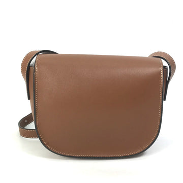 CELINE Shoulder Bag 198263DU3 leather Brown Crossbody pochette Folco Cuir Triomphe Women New 1:1