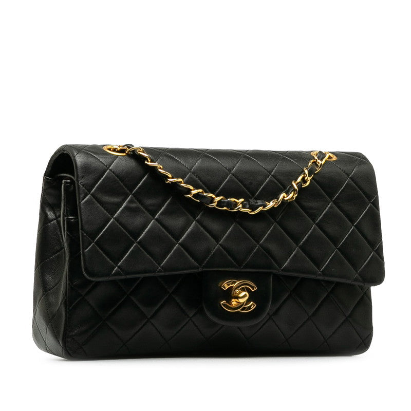 New 1:1 Rep Top Quality Chanel Mattress Double Flat Chain houlder Bag No. 2 Black Gold   CHANEL