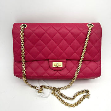Top Quality Chanel Caviar Quilted 2.55 pink Leather LA41596