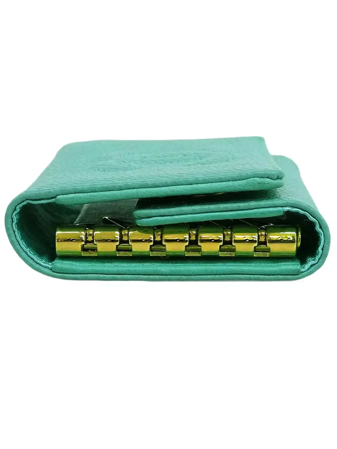 Top Quality Chanel Around 1998 Made Caviar Skin Cc Mark Stitch Key Case Mint Green