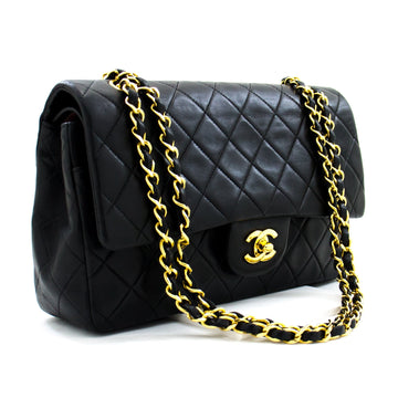 Top Quality Chanel 2.55 Double New Chain Shoulder Bag Black Lambskin Handbag