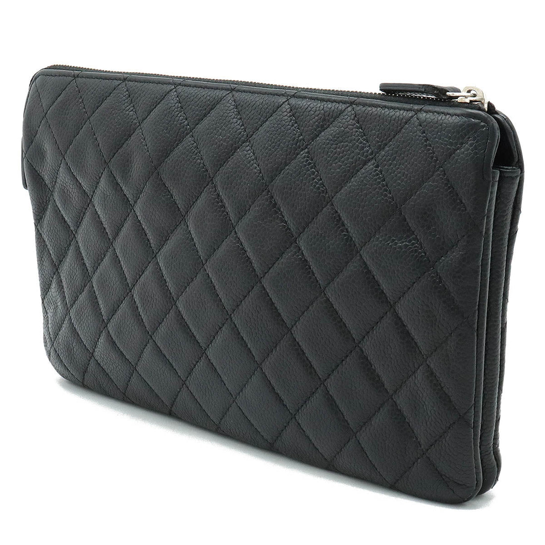 Top Quality Chanel Top Quality Chanel Cocomark Mattress Cracksack Second Bag Multiport Caviar S Leather Black Black Blumin